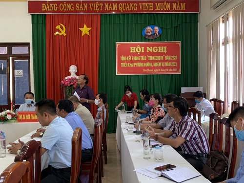 UBND thị xã Hòa Thành tổ chức Hội nghị Tổng kết thực hiện Phong trào 